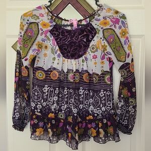 F.A.N.G Floral Bohemian Women's Top
